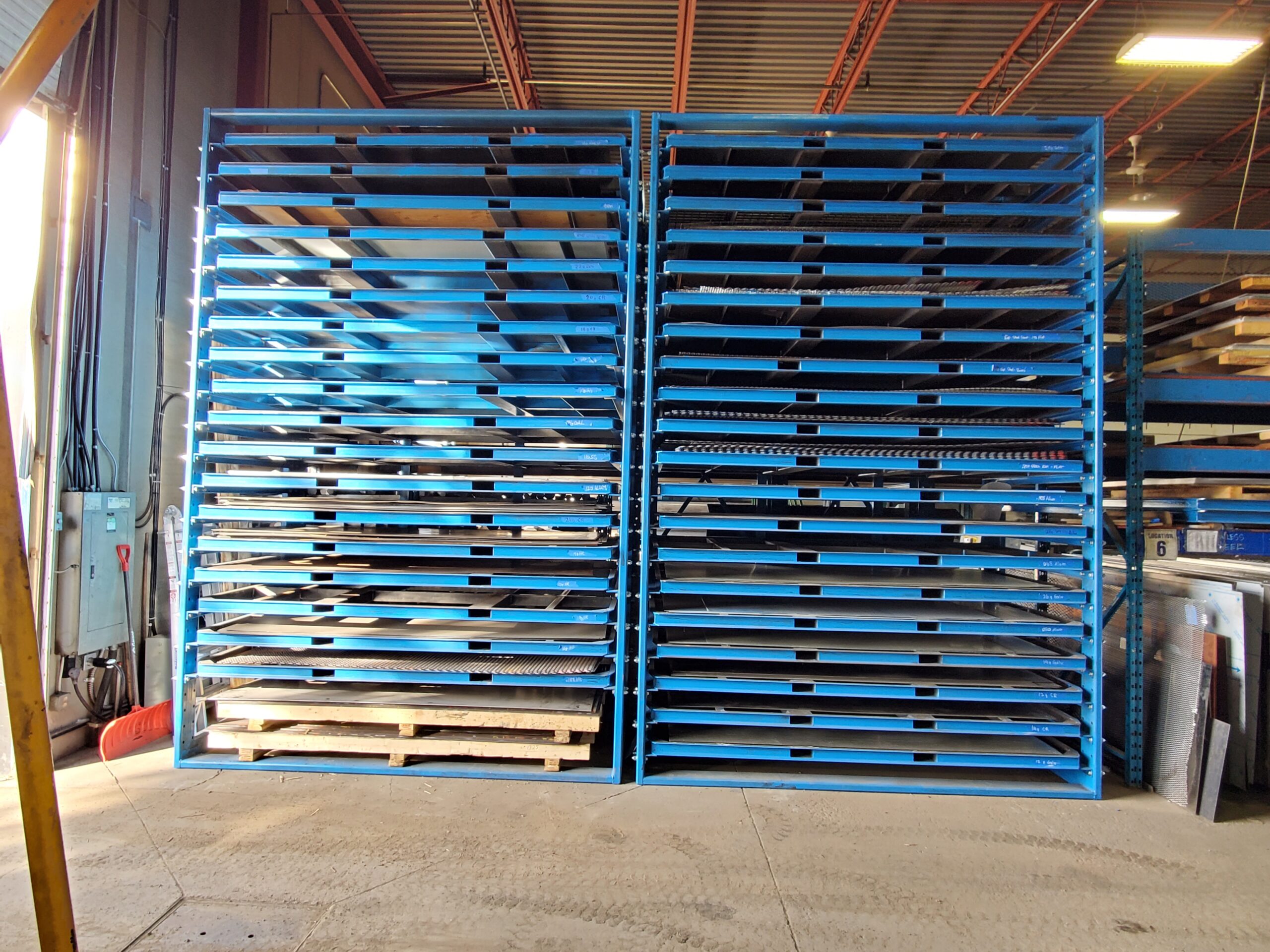 High Density Plate Storage Rack