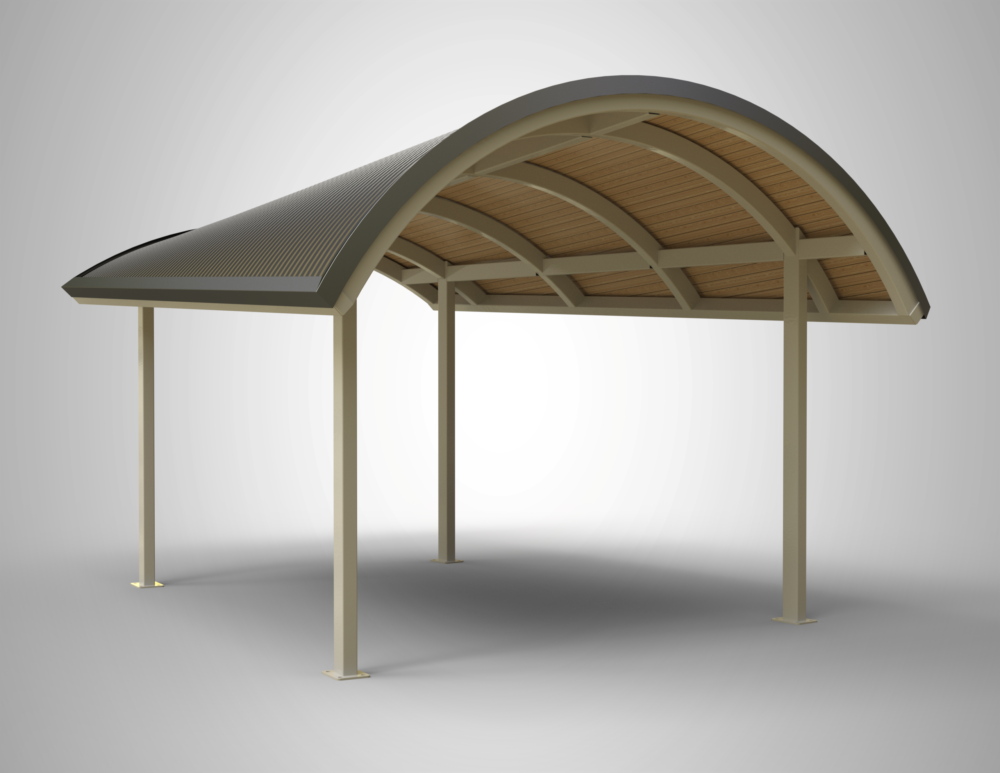 Curved Shelters